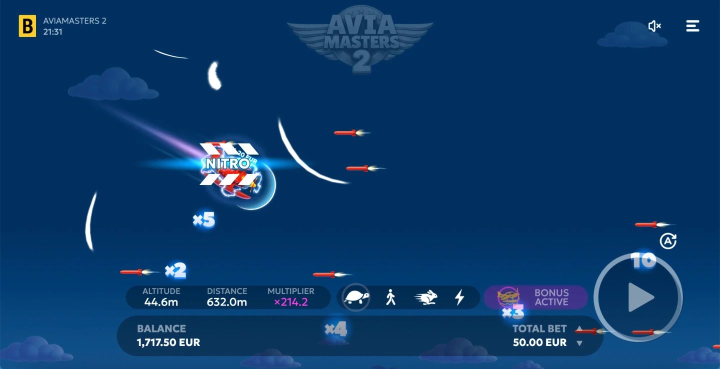 Aviamasters 2 bet panel