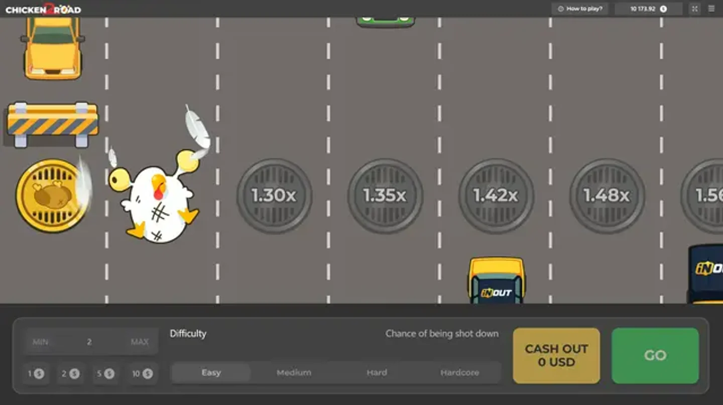 Chicken Road 2 result screen after cash-out